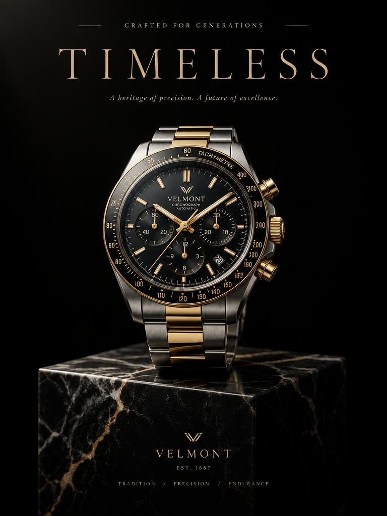 Watch campaign poster AI poster example